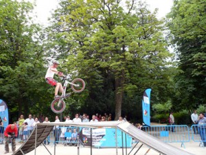 Trial Exhibición en el Parque del Retiro de Madrid