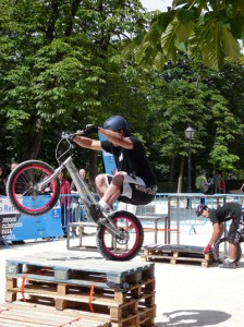 Trial Exhibición en el Parque del Retiro de Madrid