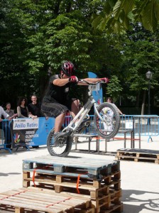 Trial Exhibición en el Parque del Retiro de Madrid