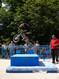 Trial Exhibición en el Parque del Retiro de Madrid