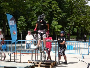 Trial Exhibición en el Parque del Retiro de Madrid