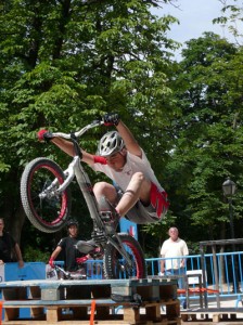 Trial Exhibición en el Parque del Retiro de Madrid